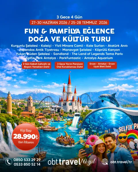 FUN PAMFİLYA 3 GECE