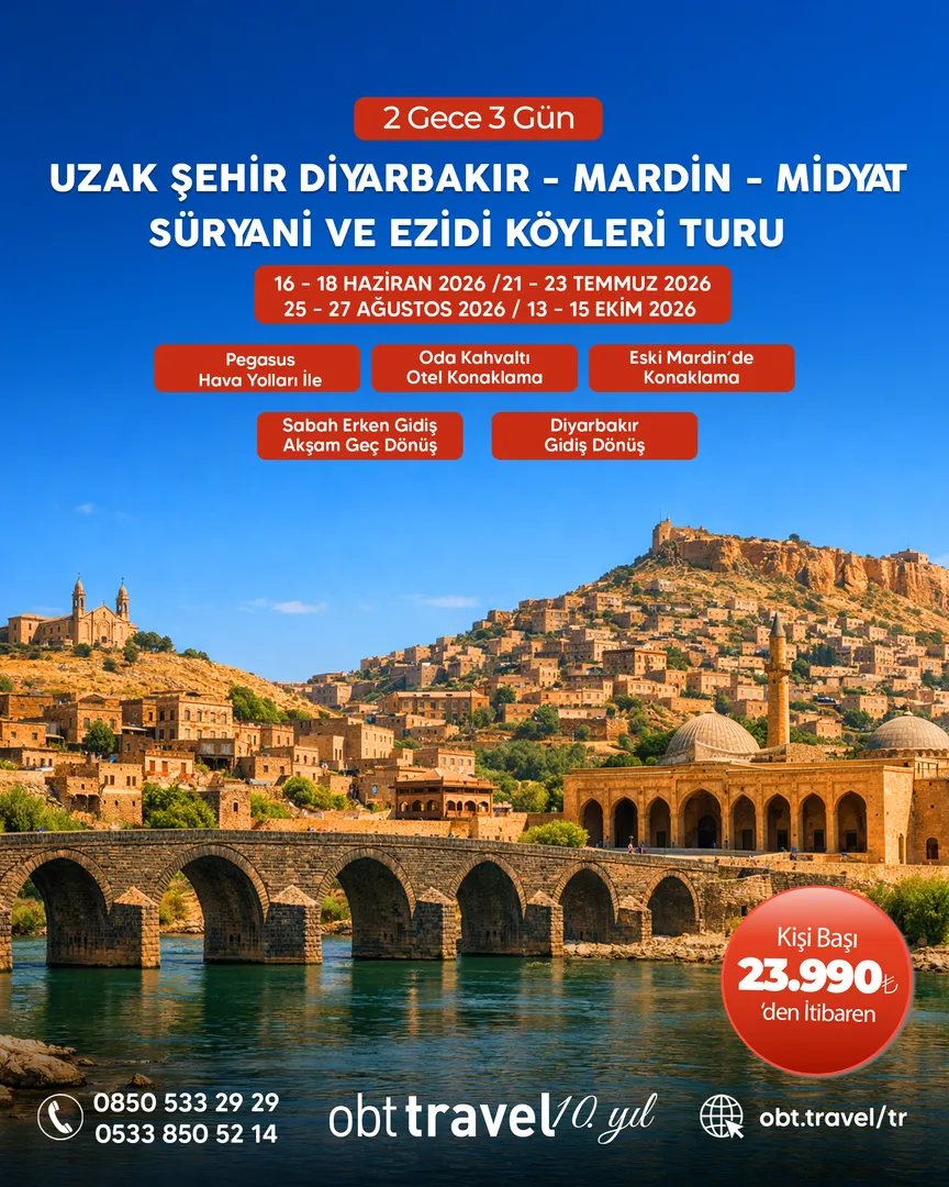 UZAK ŞEHİR MARDİN MİDYAT TURU